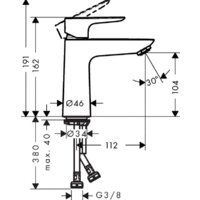 Hansgrohe Talis 110 71712340 Image #2