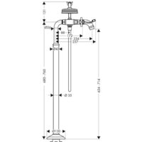 Axor Montreux 16547820 (шлифованный никель) Image #2
