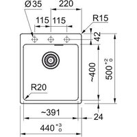 Franke Maris MRG 610-39 114.0696.180 (белый) Image #2