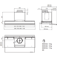 Falmec Move Design 60 800 м3/ч (черный) Image #5