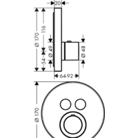 Axor ShowerSelect 36723000 Image #2