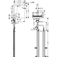 Hansgrohe Aquno Select M81 73830670 (матовый черный) Image #2