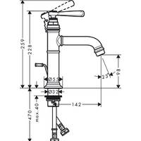 Axor Montreux 16515820 (шлифованный никель) Image #2