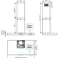 Falmec Plane Green-Tech 90 800 м3/ч (нержавеющая сталь) Image #4