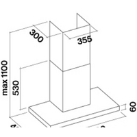 Falmec Plane NRS 120 800 м3/ч (нержавеющая сталь) Image #3