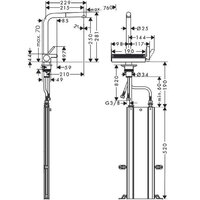 Hansgrohe Aquno Select M81 73830800 (стальной) Image #6