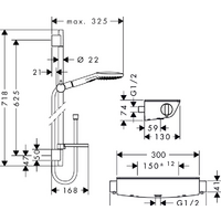 Hansgrohe Ecostat Select Combi 27038400 (белый/хром) Image #18