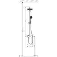 Hansgrohe Croma 220 Showerpipe (27222000) Image #2