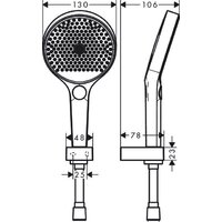 Hansgrohe Rainfinity 130 3jet 26852700 (белый матовый) Image #2