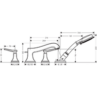 Hansgrohe Metropol Classic 31441090 (хром/золото) Image #3
