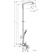 Hansgrohe Raindance Select E 360 Showerpipe (27113400) Image #2