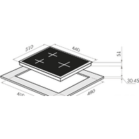 HOMSair HGE433TGCBK Image #2