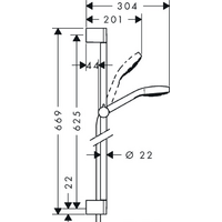 Hansgrohe Croma Select E Multi EcoSmart 26581400 Image #14
