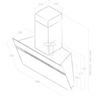 Elica Stripe Urban Zinc/A/90 Image #4