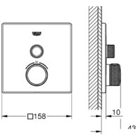 Grohe SmartControl 29123AL0 (темный графит, матовый) Image #2