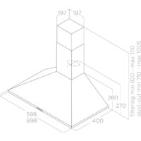 Elica Tamaya Rail ANBR/A/90 PRF0177406 Image #2