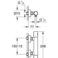 Grohe Grohtherm 800 Cosmopolitan 34765000 Image #2