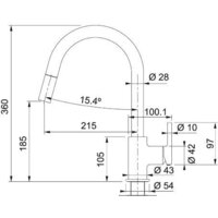 Franke Lina 115.0626.053 (матовый черный) Image #2