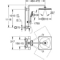 Grohe Rainshower Smartactive 310 26652000 Image #4