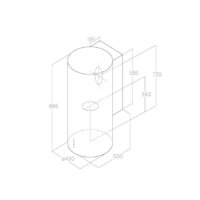 Elica Tube Pro WH MAT/A/43 Image #2