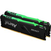 Kingston FURY Beast RGB 2x32ГБ DDR4 3200 МГц KF432C16BB2AK2/64 Image #1