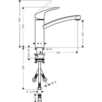 Hansgrohe Focus [31804000] Image #2