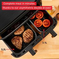 Tefal Dual Easy Fry Essential XXL Air Fryer EY901N (черный) Image #5