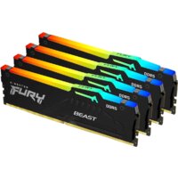 Kingston FURY Beast RGB 4x32ГБ DDR5 5600 МГц KF556C40BBAK4-128