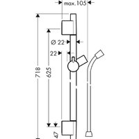 Hansgrohe Unica S Puro 28632140 (бронзовый) Image #2