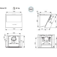 Falmec Verso Design 55 800 м3/ч (белый) Image #5