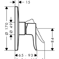 Hansgrohe Metris 31652000 Image #2