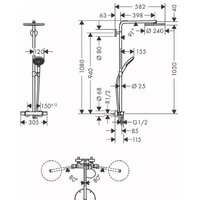 Hansgrohe Raindance Select S 27633670 (матовый черный) Image #2