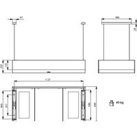 Falmec Vetra Circle-Tech Island 120 600 м3/ч (белый) Image #2