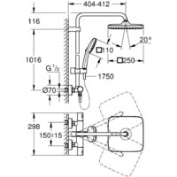 Grohe Vitalio Comfort 250 26696001 Image #7
