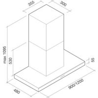 Falmec Lumina NRS 120 800 м3/ч (нержавеющая сталь) Image #4