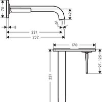 Axor Citterio E 36114000 (хром) Image #2