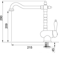 Franke Old England (хром, 1 ручка) Image #2