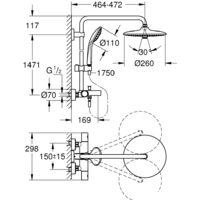 Grohe Euphoria System 260 27475001 Image #2