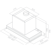 Elica Glass Out IX/A/90 [PRF0109788] Image #4