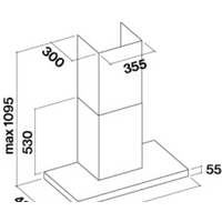 Falmec Lumina NRS 90 800 м3/ч (белый) Image #2