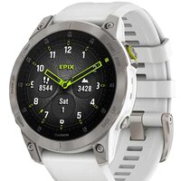 Garmin Epix Sapphire Gen 2 (серебристый титан/белый)